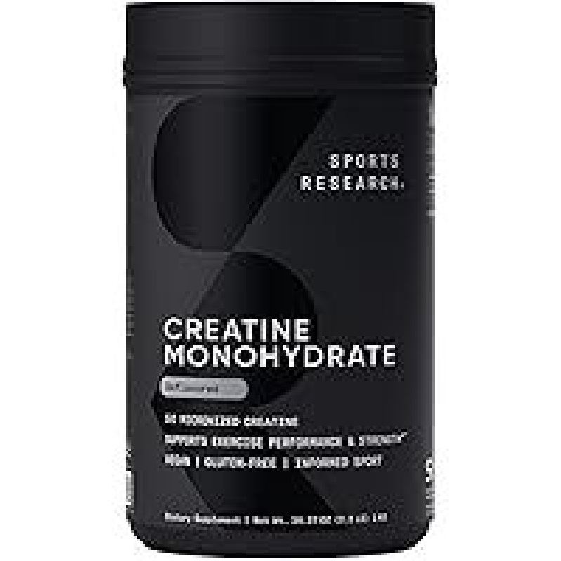 Sports Research Creatine Monohydrate - Enhance Muscle Growth and Performance