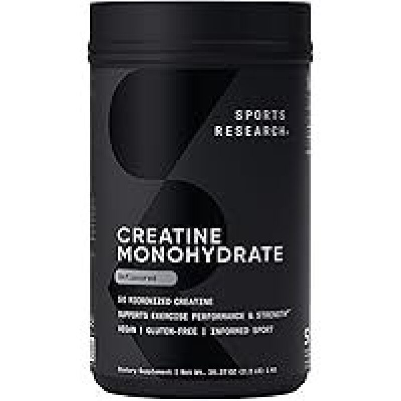 Sports Research Creatine Monohydrate - Enhance Muscle Growth and Performance