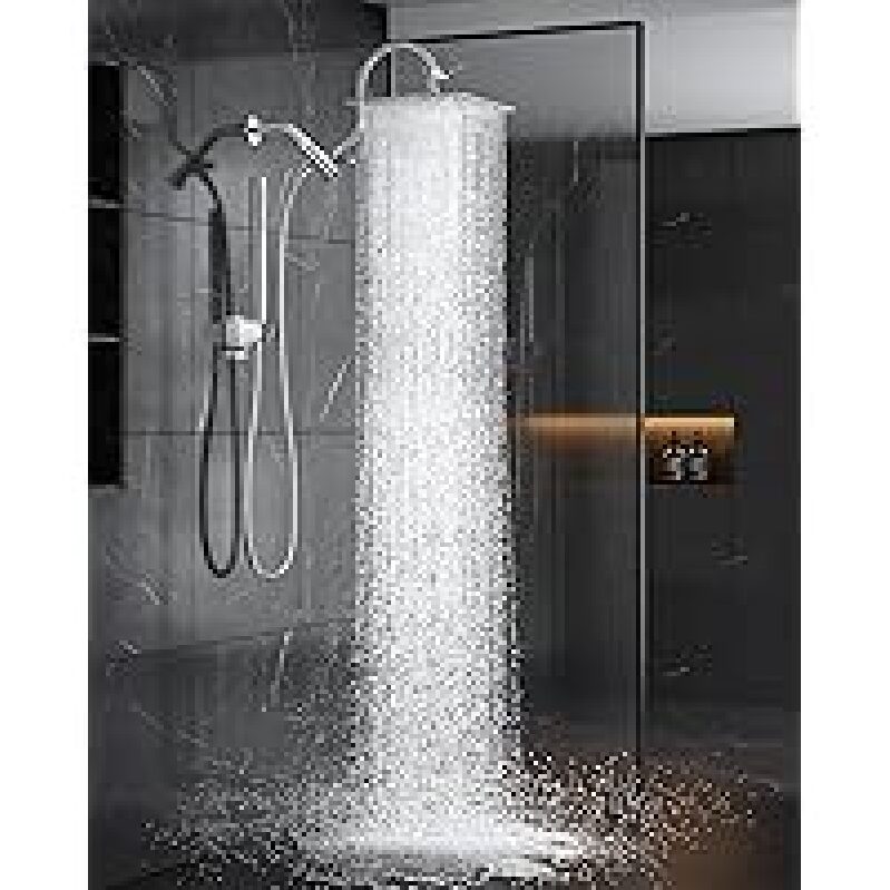 MakeFit All Metal Dual Shower Heads Combo - Unmatched Durability & Modern Design