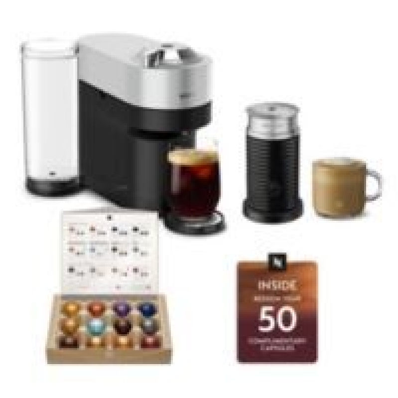 Nespresso Vertuo Pop+ Deluxe with Frother & 50-ct Coffee Voucher