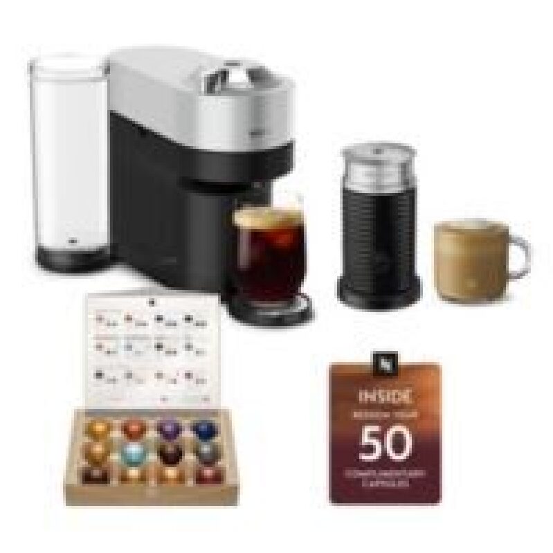 Nespresso Vertuo Pop+ Deluxe with Frother & 50-ct Coffee Voucher