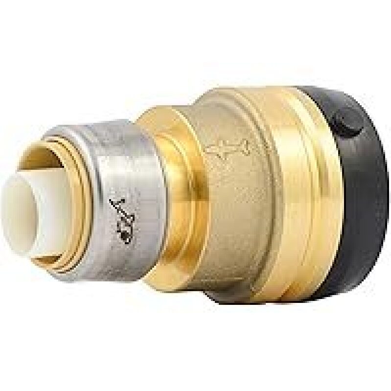 SharkBite 1-1/4-inch x 1-inch Reducing Coupling - Quick and Easy Pipe Connection