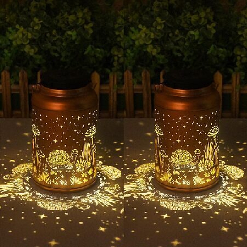 2-Pack Hanging Solar Turtle Waterproof Lanterns for Outdoor - Affordable and Eco-Friendly