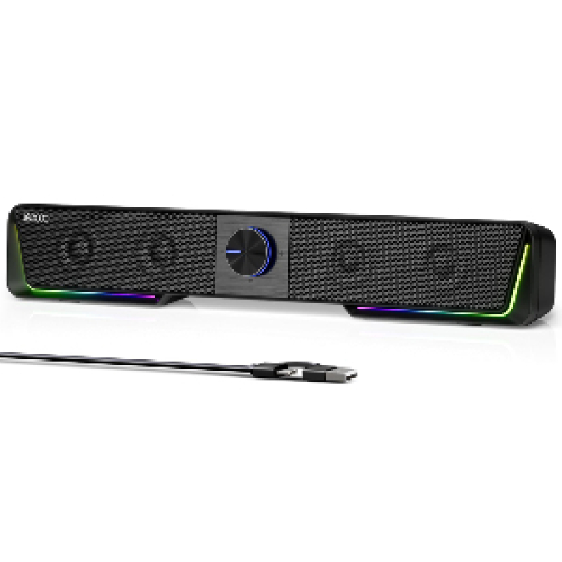 A40 Bluetooth Computer Speaker with RGB Lighting