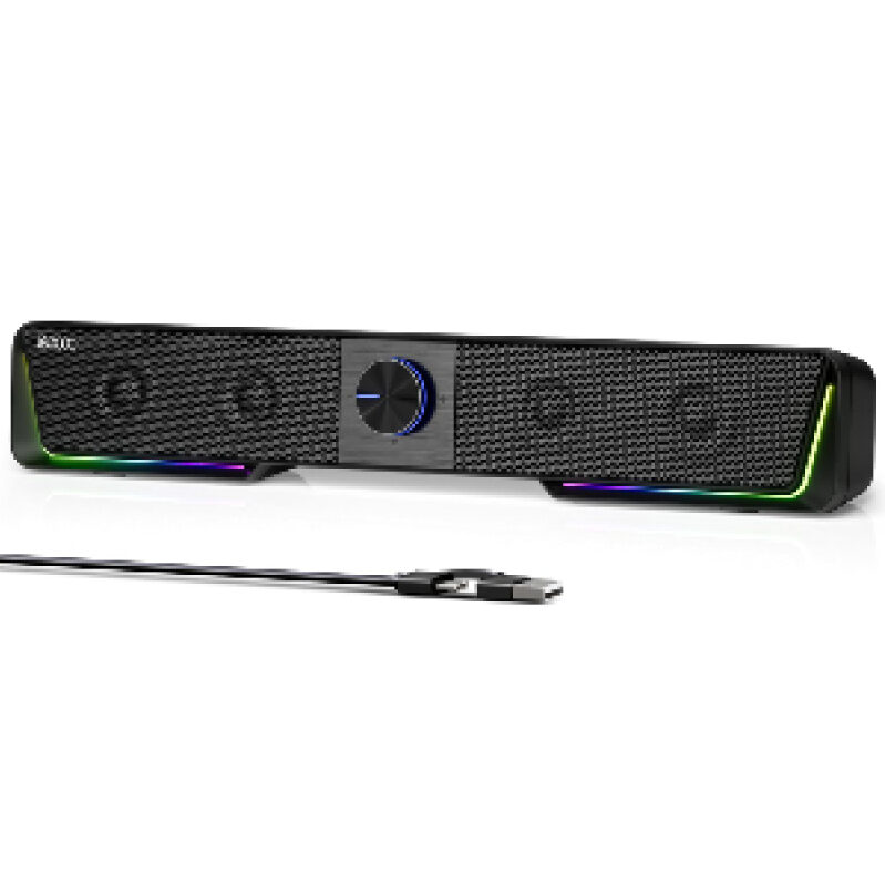 A40 Bluetooth Computer Speaker with RGB Lighting