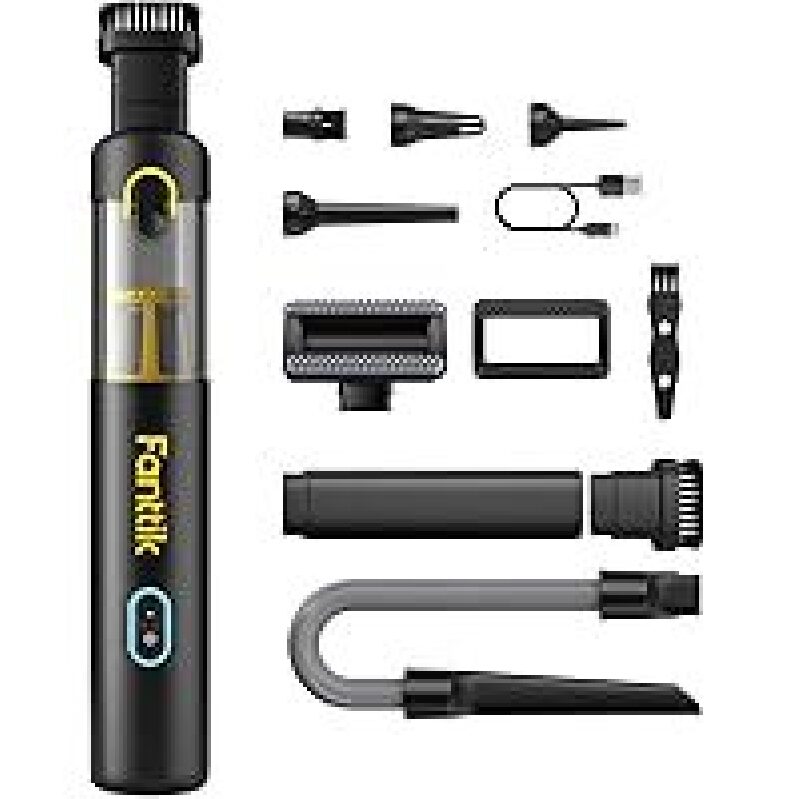 Fanttik Slim V8 APEX 4-in-1 Portable Mini Car Vacuum - High Efficiency & Compact Design