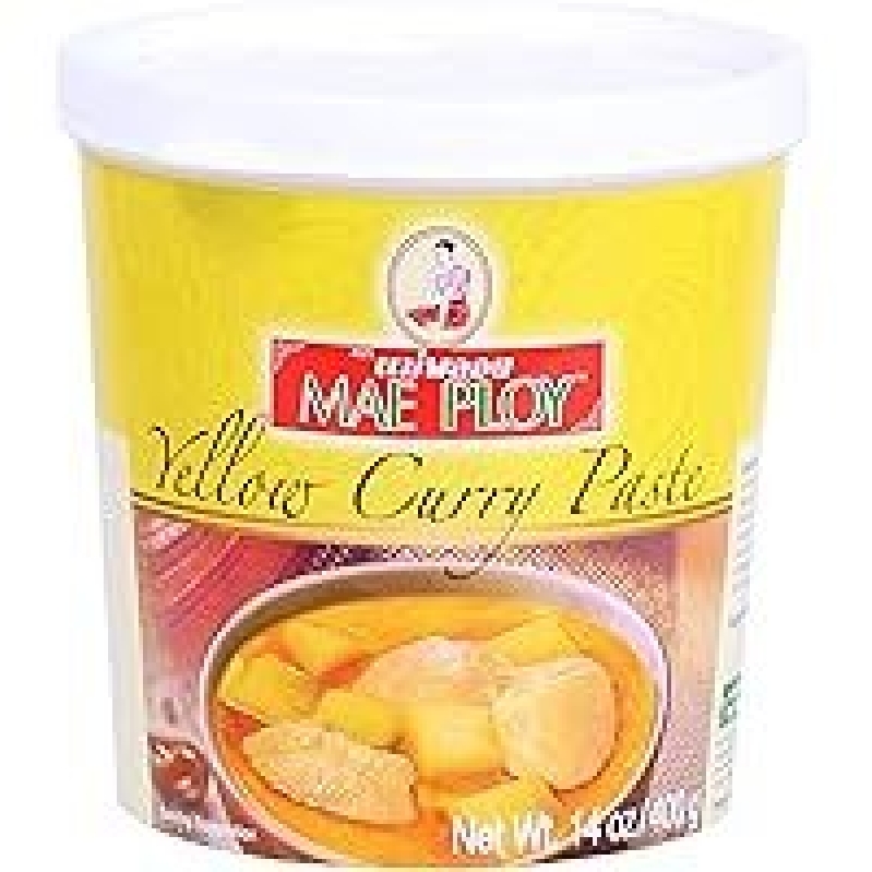 Authentic Mae Ploy Thai Yellow Curry Paste - 14oz Tub