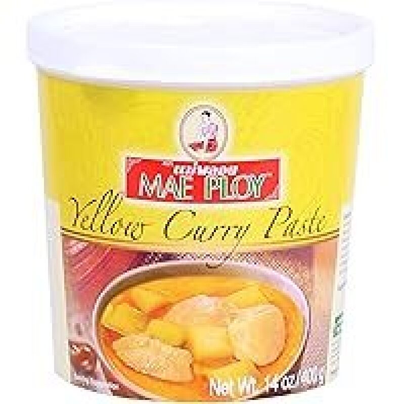 Authentic Mae Ploy Thai Yellow Curry Paste - 14oz Tub