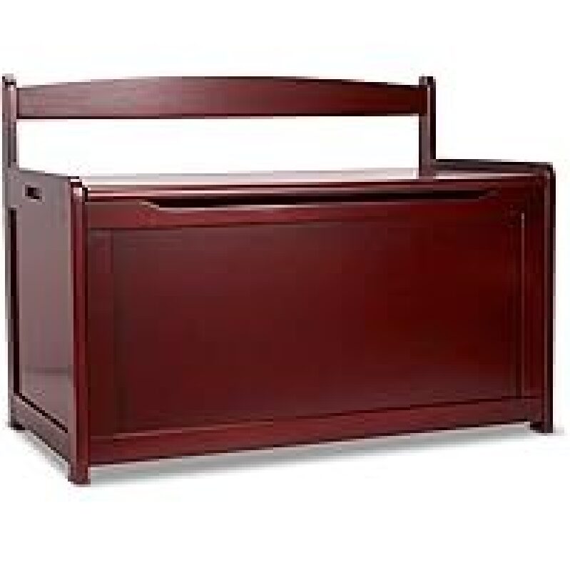 Melissa & Doug Wooden Toy Chest - Stylish & Durable Storage Solution for Kids