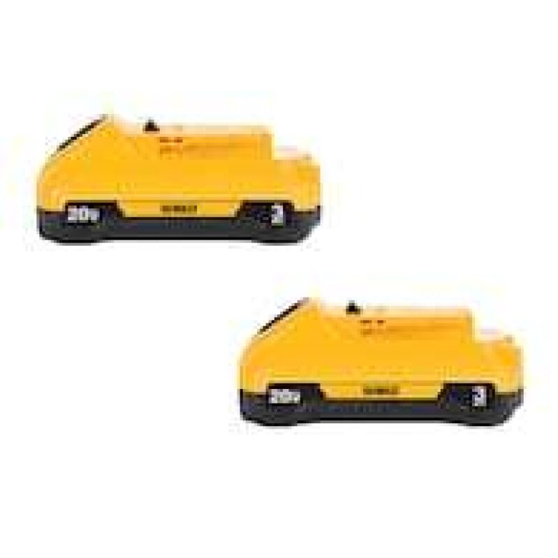 2-Pack DeWALT 20V Max Lithium Ion Battery Pack 3.0Ah