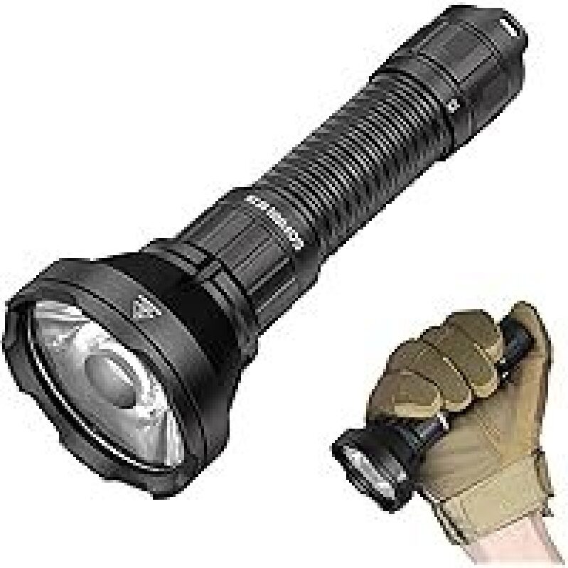 Sofirn SF26-1 Tactical Flashlight: 2000 Lumens, Hyper-Focused Spotlight, 3162 ft Range