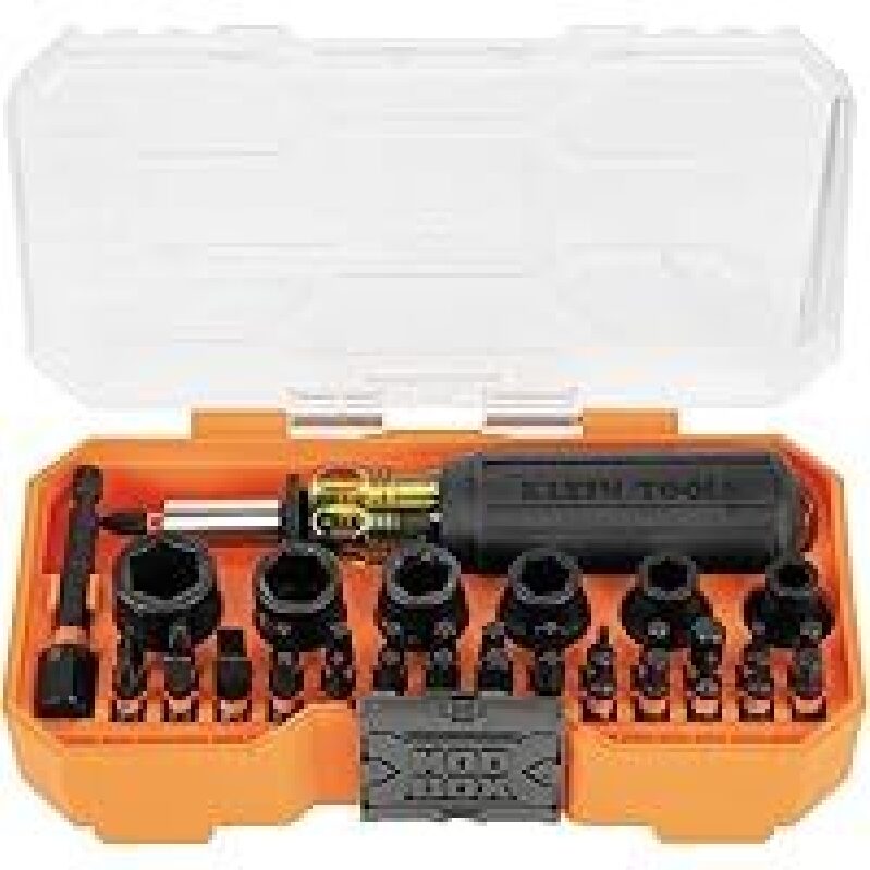 Klein Tools 33805 ProFlex 38-Piece SAE Impact Driver Tool Set - Ultimate Tool Kit for Professionals