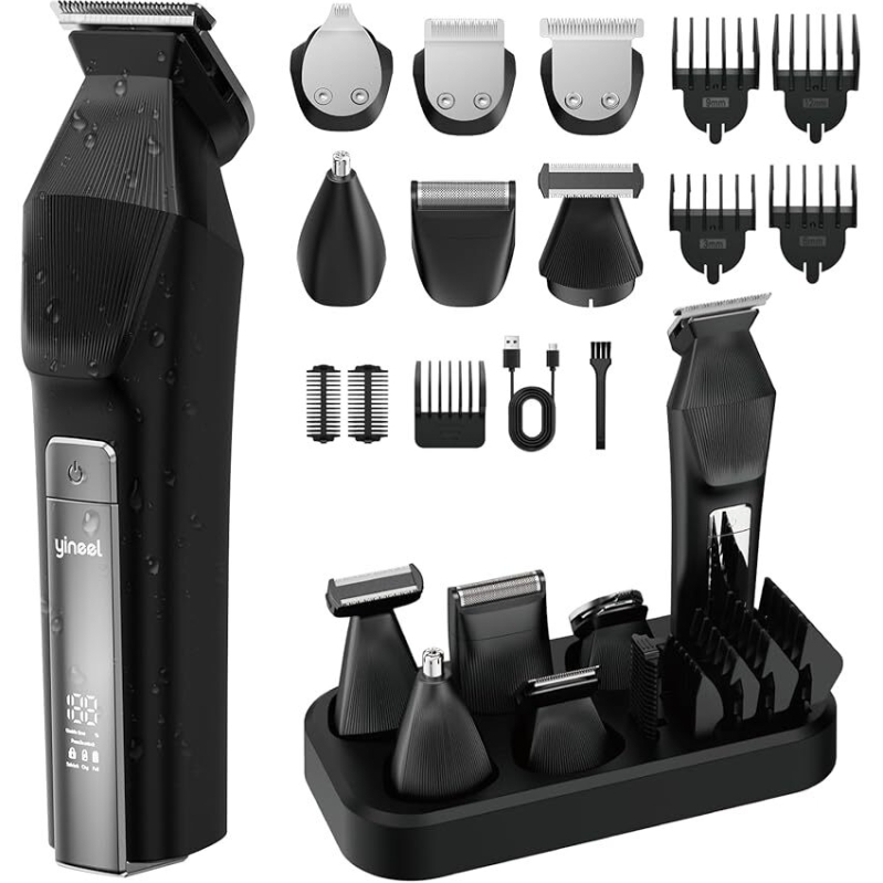 Yineel HC600 All-in-One Cordless Beard Trimmer & Grooming Kit - Ultimate Grooming Solution
