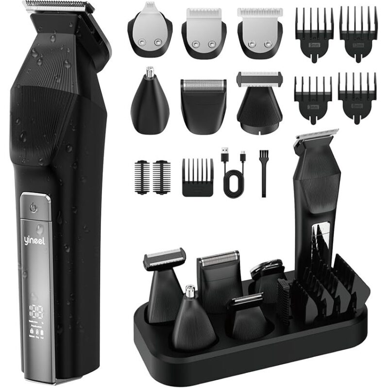 Yineel HC600 All-in-One Cordless Beard Trimmer & Grooming Kit - Ultimate Grooming Solution