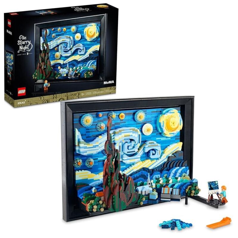 LEGO Ideas The Starry Night 21333 Building Set - A Masterpiece in Brick Form