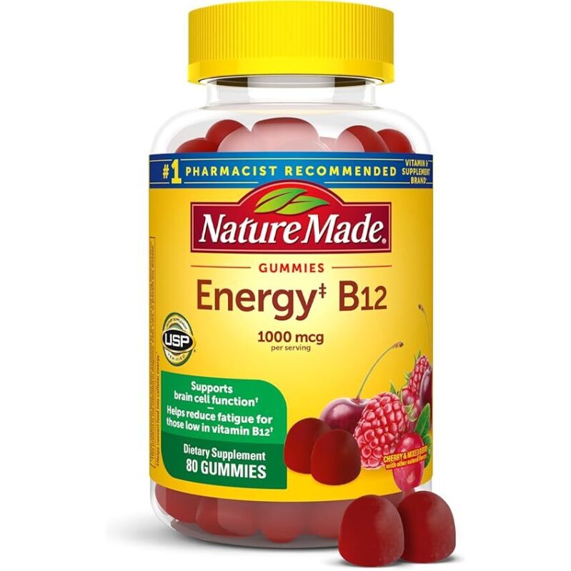 Nature Made Vitamin B12 Gummies for Enhanced Energy