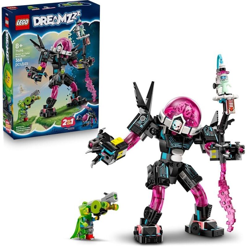 LEGO DREAMZzz Mateo vs. Cyber Brain Mech Robot Building Toy - Ultimate Fantasy Playset