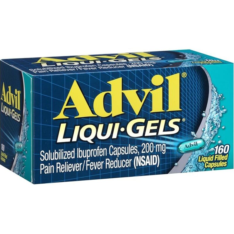 Advil Liqui-Gels Pain Reliever and Fever Reducer 200mg - 160 Count