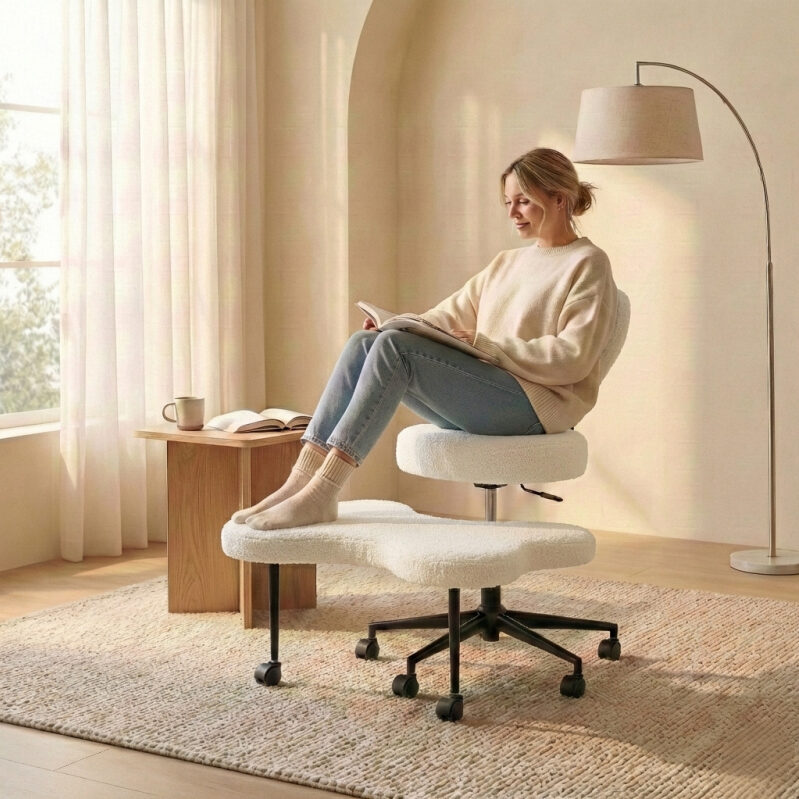 Pinmoco Cross Legged Office Chair - Enhance Your Workspace Comfort