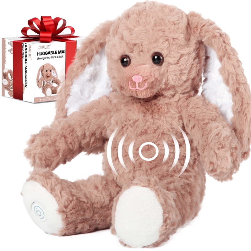 JiaLie Bunny Huggable Massager with Vibration - Ultra-Soft Comfort Companion