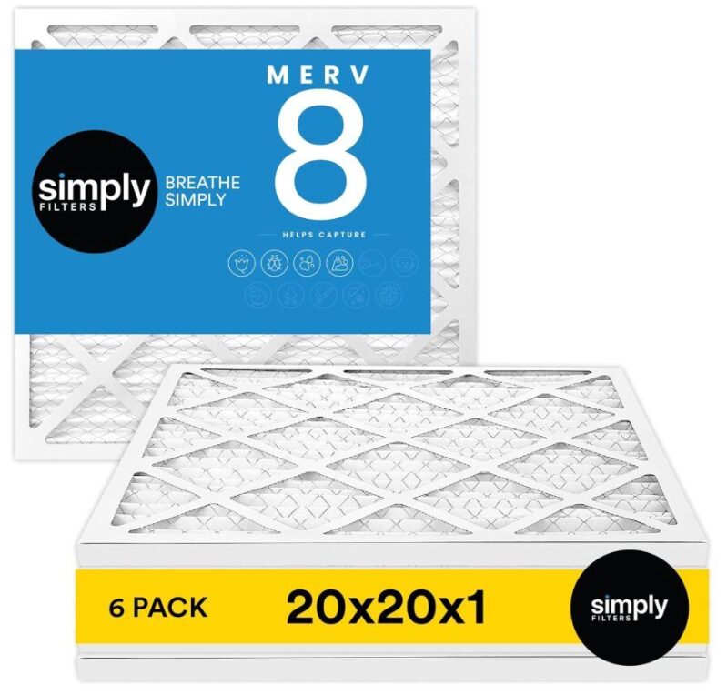 Simply Filters 20x20x1 Central Air Filters, 6-Pack - Spring Sale