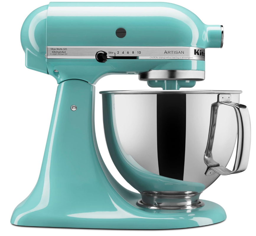 KitchenAid 5-Quart Artisan Stand Mixer, Light Aqua - Spring Sale