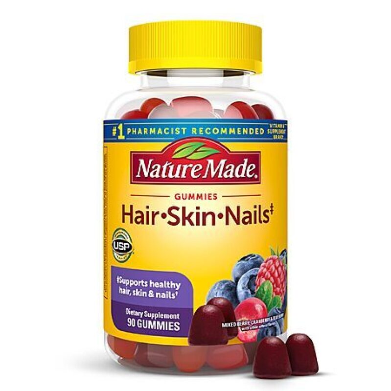 Nature Made Hair Skin and Nails Vitamin Gummies - 60 Count