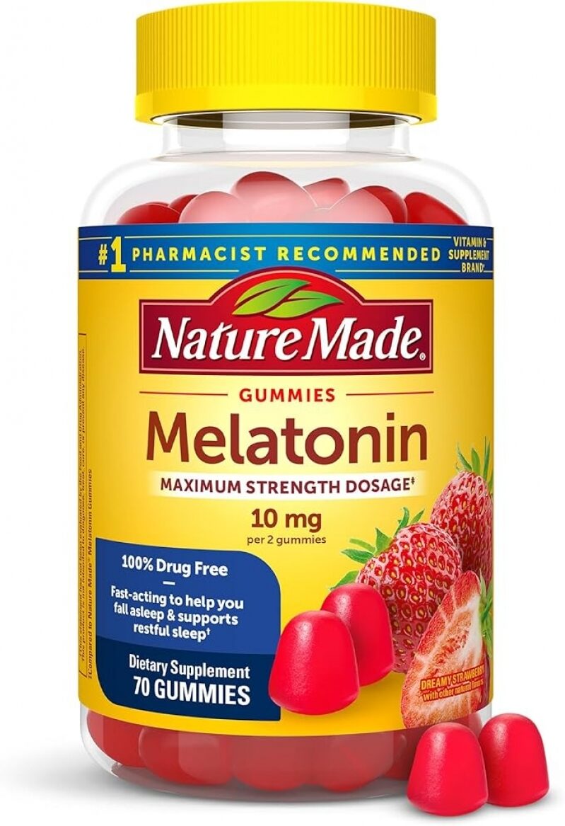 Nature Made Melatonin Gummies: Maximum Strength Sleep Aid