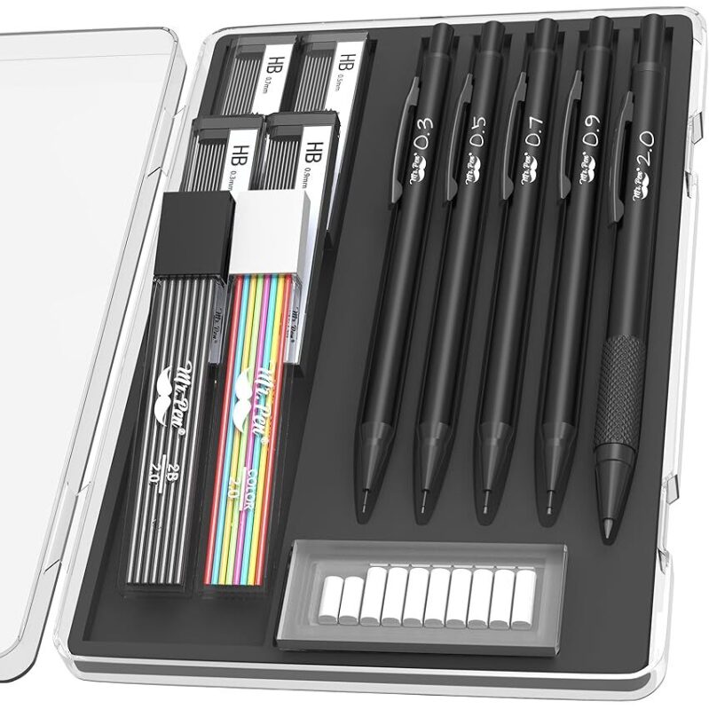 Mr. Pen Metal Mechanical Pencil Set - Premium Quality and Variety