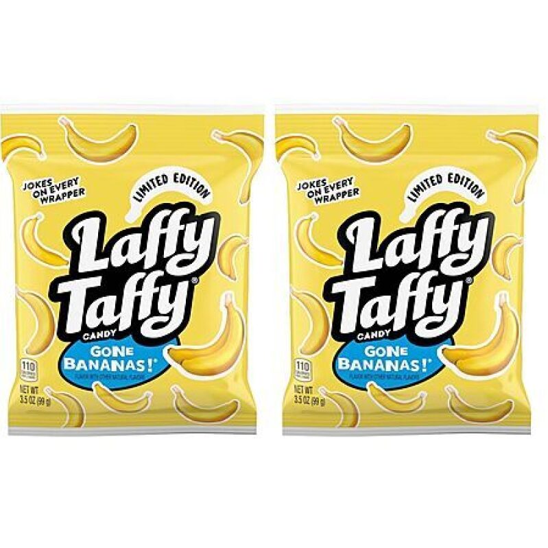 Laffy Taffy Banana Mini Bars - 2-Pack, 3.5 Ounces - Sweet Savings on Amazon