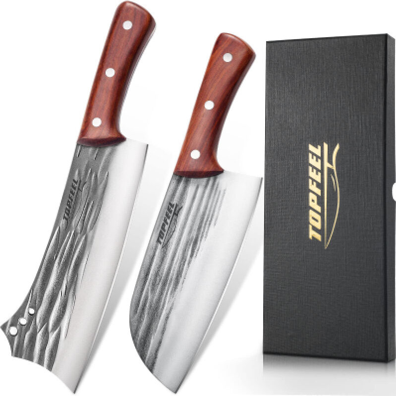 Topfeel German High-Carbon Stainless Steel Knives - 2-Piece Set