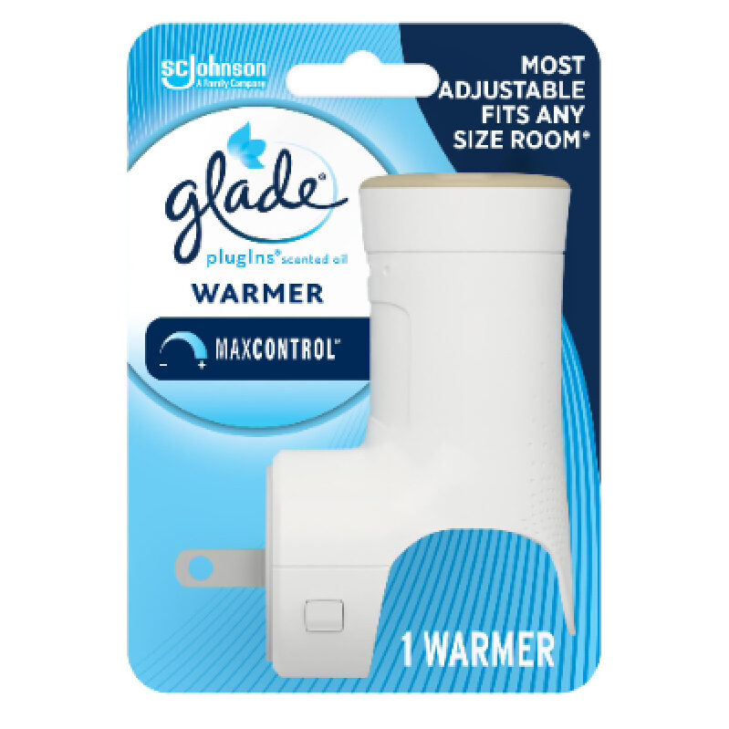 Glade MaxControl Scented Oil Warmer - Most Adjustable Fits Any Size Room