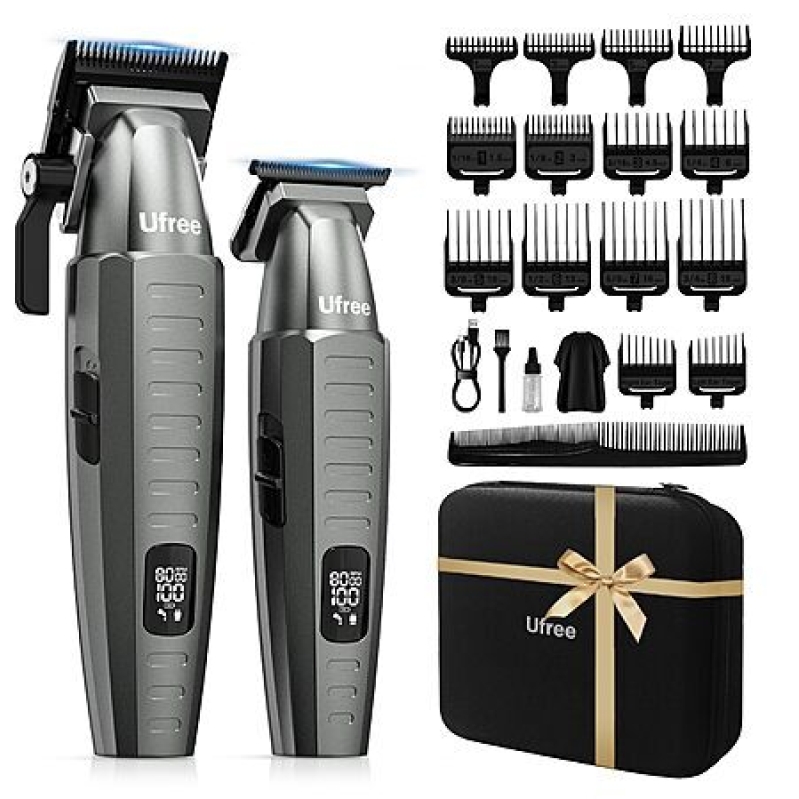 Ufree Professional Cordless Clipper & Trimmer Set - Ultimate Grooming Value