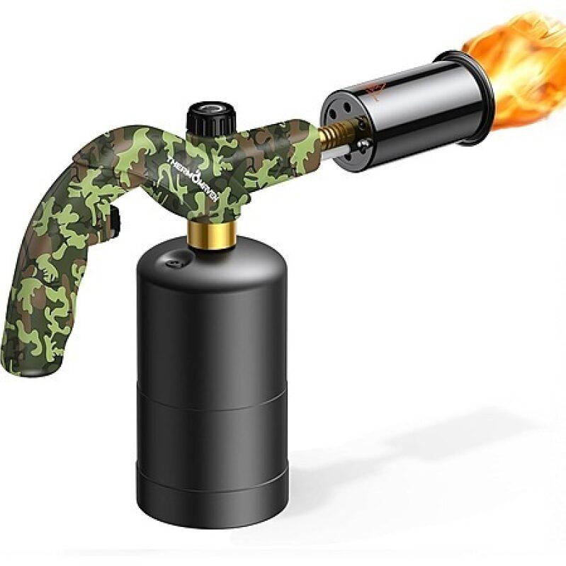 Affordable ThermoMaven Propane Torch with Adjustable Flame - Camo Design