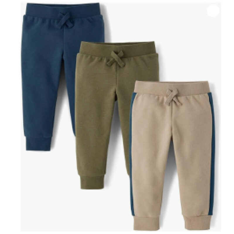 Premium Boys' Jogger Pants Set - 3 Pack