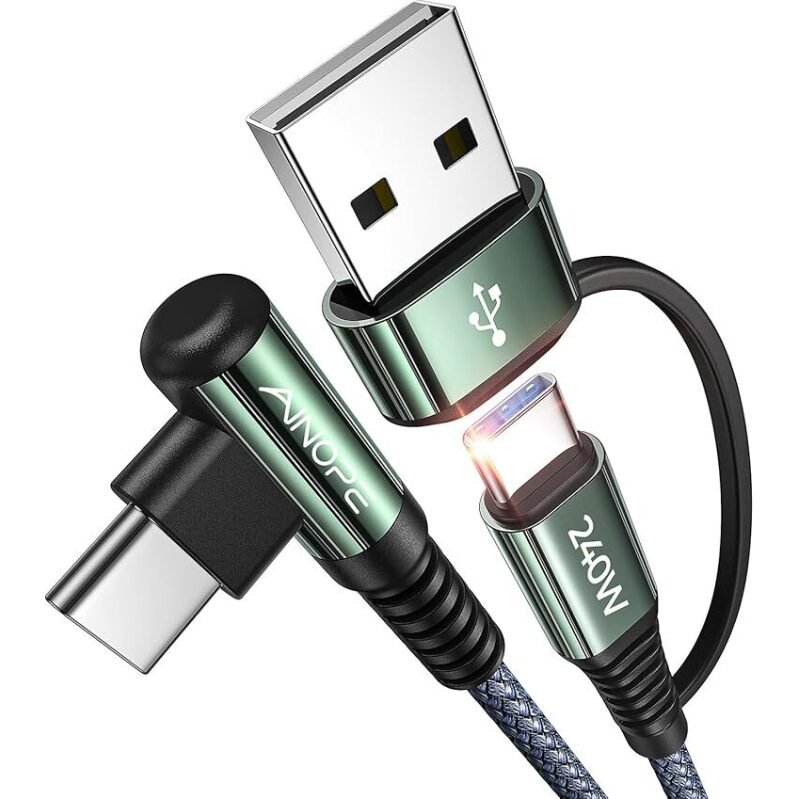 240W Fast Charger USB-C to USB-C Cable - 10FT