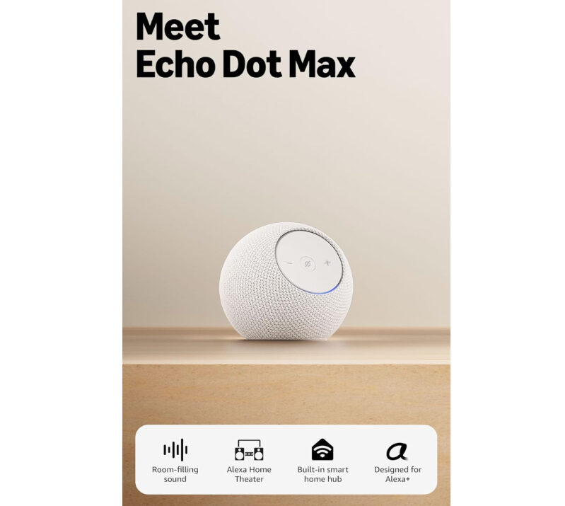 Amazon Echo Dot Max Smart Speaker - Ultimate Audio Experience at a Discount