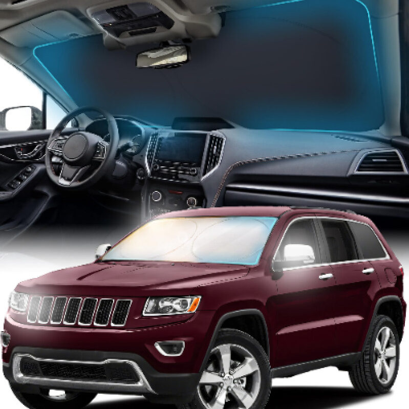 Jeep Grand Cherokee Windshield Sunshade - Premium UV Protection