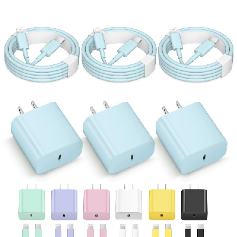 3-Set iPhone Charger Bundle: Versatile Charging Solutions for All Apple Devices