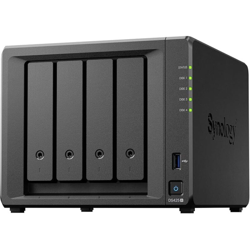 Synology 4-Bay DiskStation DS425+ NAS: Elevate Your Office Efficiency