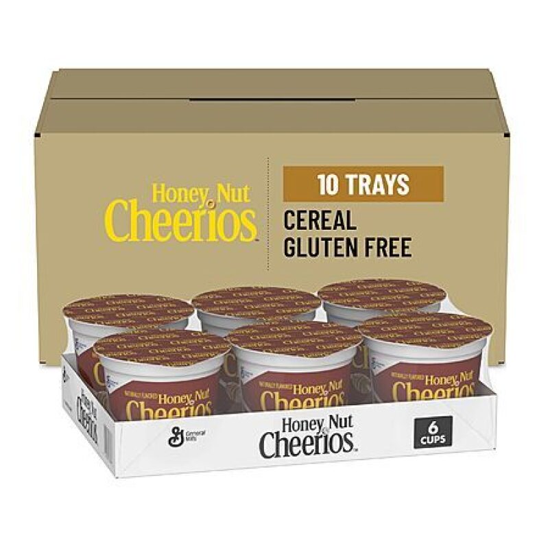 Honey Nut Cheerios 60-Count Single Serve Cups - 1.8-Ounce
