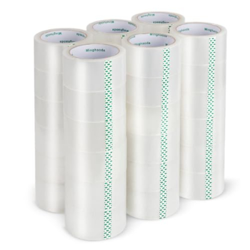 Heavy-Duty Transparent Packaging Tape - 36 Rolls