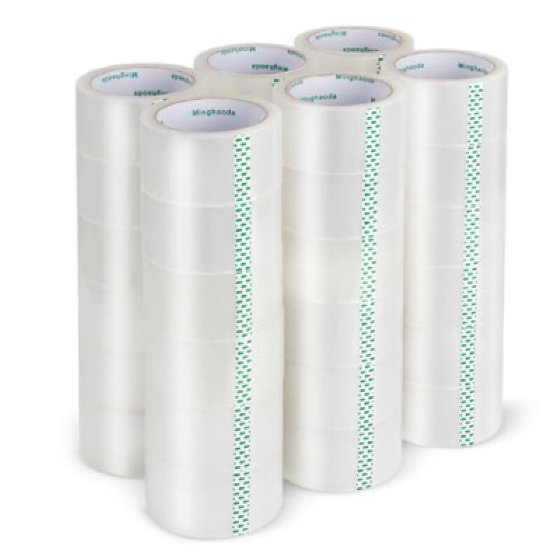 Heavy-Duty Transparent Packaging Tape - 36 Rolls