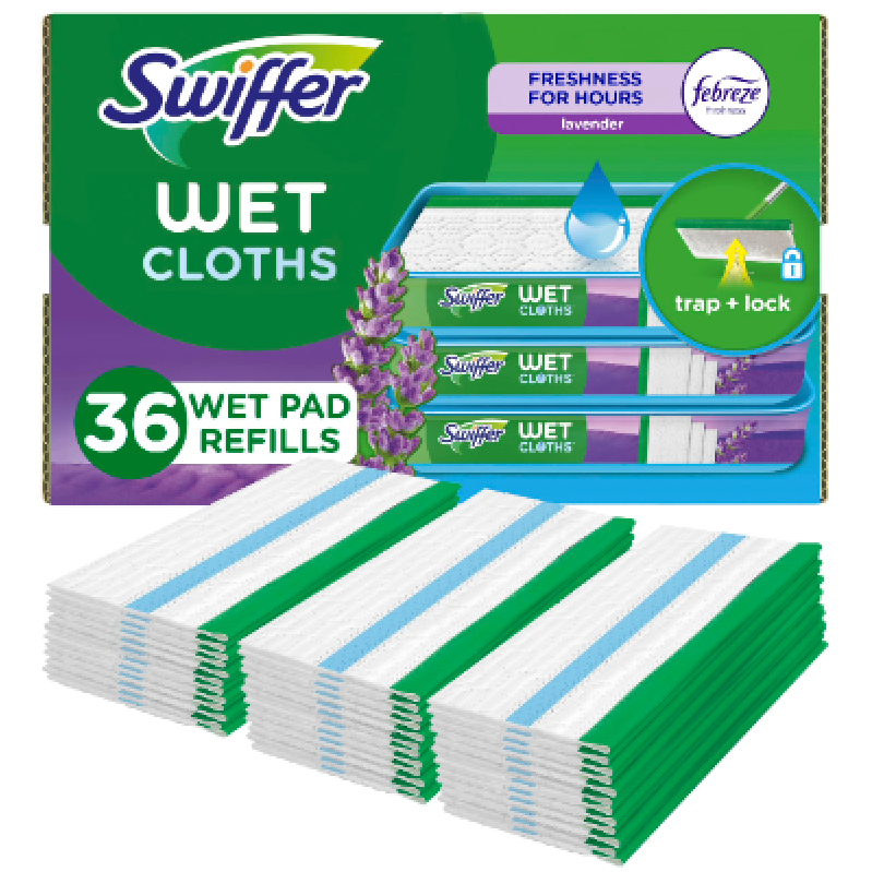 Swiffer Wet Cloths Refills - 36 Count