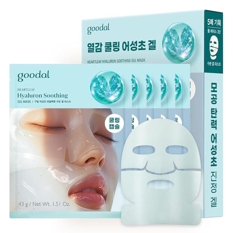 Goodal Heartleaf Hyaluron Gel Mask: Deep Hydration & Soothing Overnight Treatment