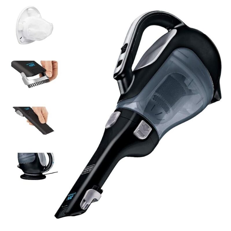 Powerful Black+Decker Platinum 20V Max Lithium Ion Cordless Hand Vacuum