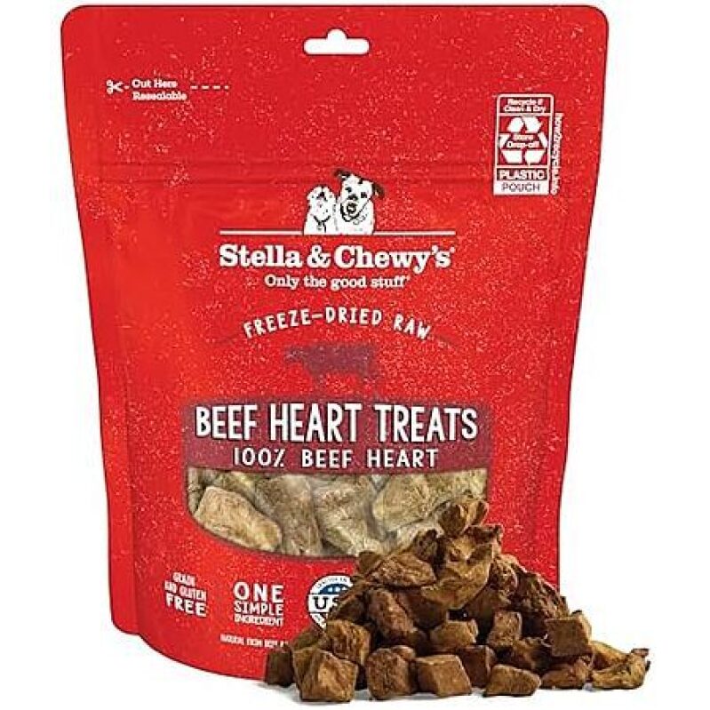 Affordable 3-Oz Stella & Chewy's Freeze-Dried Raw Beef Heart Dog Treats