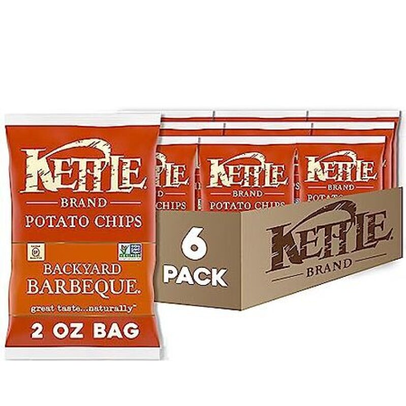 6-Pack Kettle Brand Backyard Barbeque Potato Chips - Smart Savings Deal
