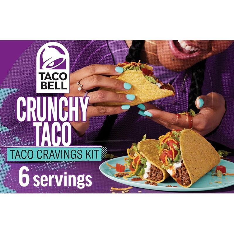 Taco Bell Crunchy Taco Dinner Kit 12-Count - Tasty Meal Solution
