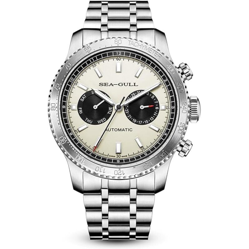 Elevate Your Wrist with SEA-GULL GMT Dual Calendar Panda Eye Watch